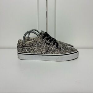 Vans Atwood low black beige lace sneakers
